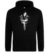 Жіноча толстовка (худі) Punisher white Чорний фото