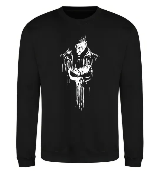 Світшот Punisher white Чорний фото