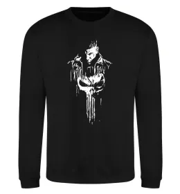 Свитшот Punisher white Черный фото