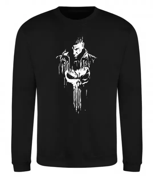 Свитшот Punisher white Черный фото