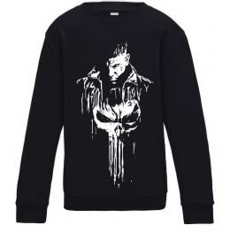 Детский Свитшот Punisher white