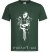 Мужская футболка Punisher white Темно-зеленый фото