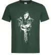 Чоловіча футболка Punisher white Темно-зелений фото
