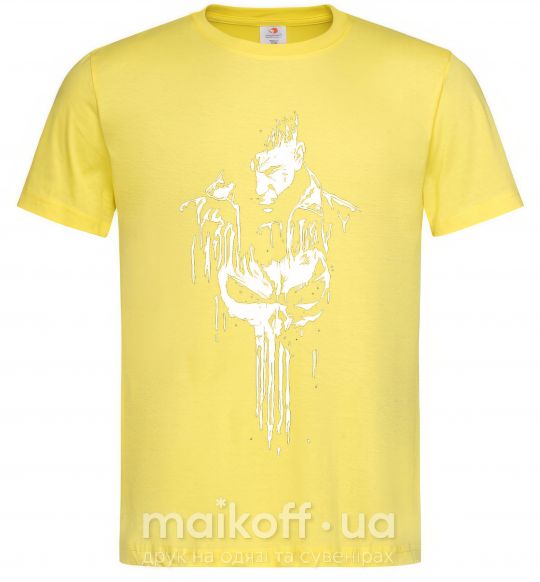 Чоловіча футболка Punisher white Лимонний фото