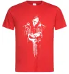 Чоловіча футболка Punisher white Червоний фото