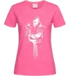Женская футболка Punisher white Ярко-розовый фото