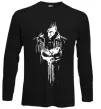Лонгслив Punisher white Черный фото