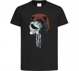 Детская футболка Logo Punisher Черный фото