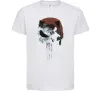 Детская футболка Punisher red Белый Детская футболка Punisher red Белый фото