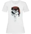 Жіноча футболка Punisher red Білий Жіноча футболка Punisher red Білий фото