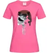 Жіноча футболка Punisher red Яскраво-рожевий Жіноча футболка Punisher red Яскраво-рожевий фото
