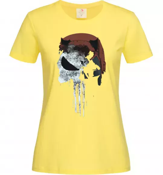 Жіноча футболка Punisher red Лимонний фото