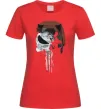 Жіноча футболка Punisher red Червоний Жіноча футболка Punisher red Червоний фото