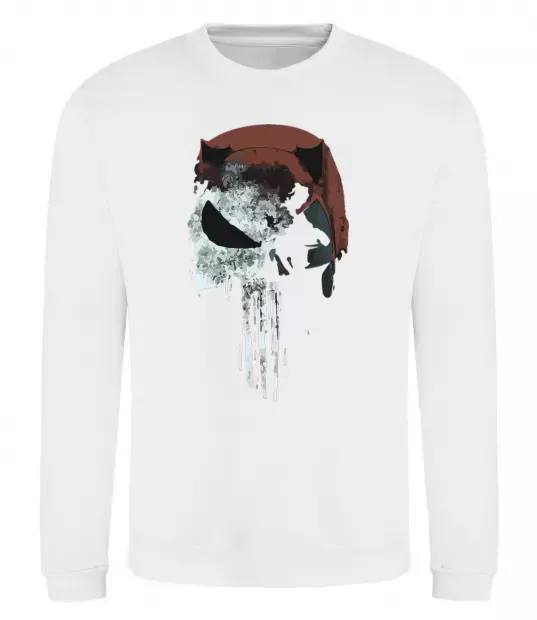 Світшот Punisher red Білий фото