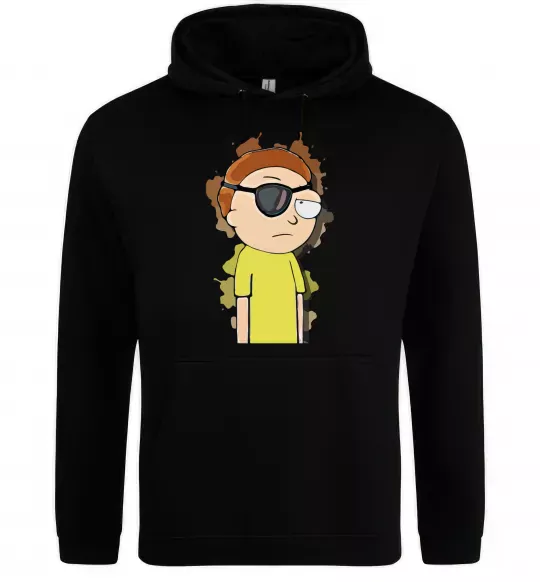 Жіноча толстовка (худі) Evil Morty Чорний фото
