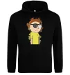 Жіноча толстовка (худі) Evil Morty Чорний Жіноча толстовка (худі) Evil Morty Чорний фото
