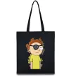 Еко-сумка Evil Morty Чорний фото