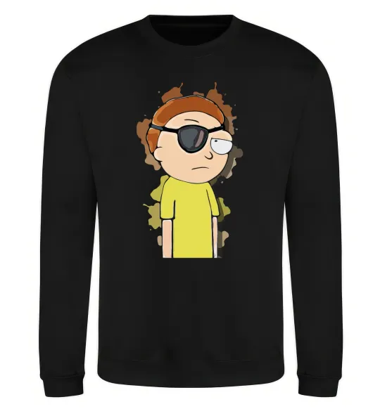 Світшот Evil Morty Чорний фото