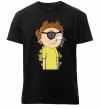 Мужская премиум футболка Evil Morty Черный фото