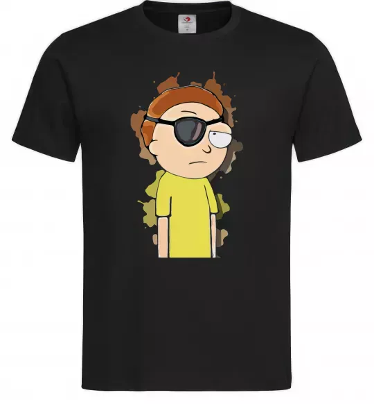 Чоловіча футболка Evil Morty Чорний фото