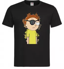 Чоловіча футболка Evil Morty Чорний фото