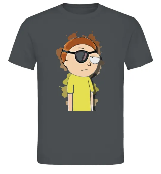 Чоловіча футболка Evil Morty Графіт фото