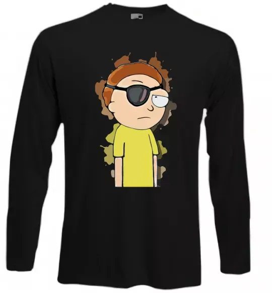 Лонгслів Evil Morty Чорний фото