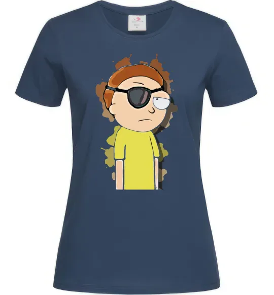 Женская футболка Evil Morty Темно-синий фото