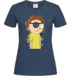Женская футболка Evil Morty Темно-синий фото