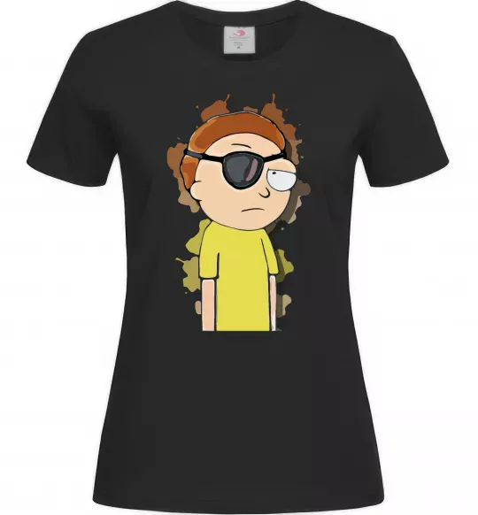 Женская футболка Evil Morty Черный фото