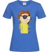 Женская футболка Evil Morty Ярко-синий фото