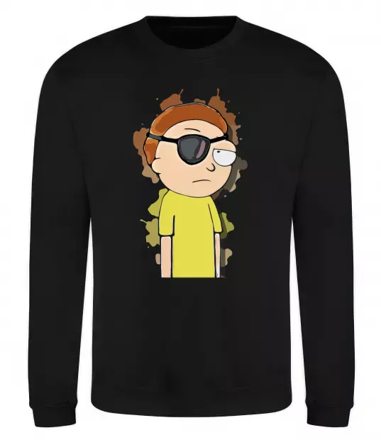 Світшот Evil Morty Чорний фото