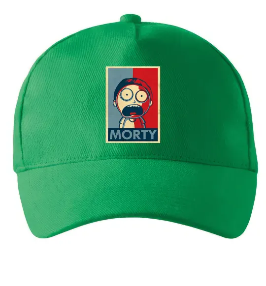 Кепка Морті арт Зеленый фото