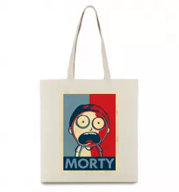 Эко-сумка Морті арт Бежевый фото