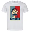 Чоловіча футболка Морті арт Білий Чоловіча футболка Морті арт Білий фото