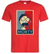 Чоловіча футболка Морті арт Червоний Чоловіча футболка Морті арт Червоний фото