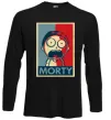 Лонгслив Морті арт Черный фото