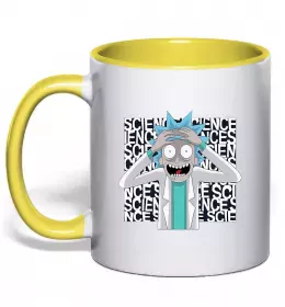 Чашка с цветной ручкой Cartoon alcohol friends Черный фото