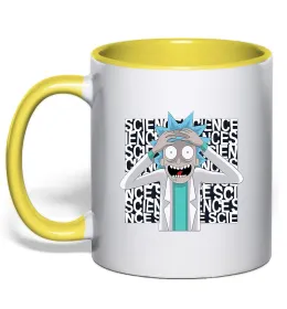 Чашка с цветной ручкой RICK Лаймовый фото