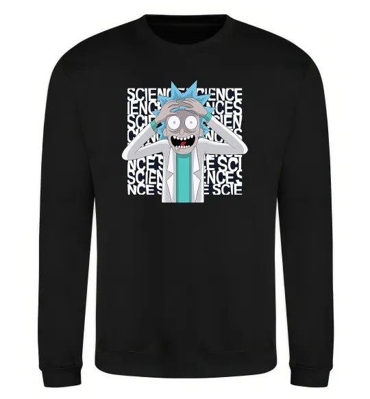Свитшот Science Rick Черный фото
