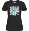 Женская футболка Science Rick Черный фото