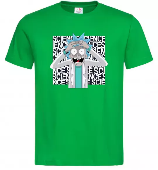 Чоловіча футболка Science Rick Зелений фото