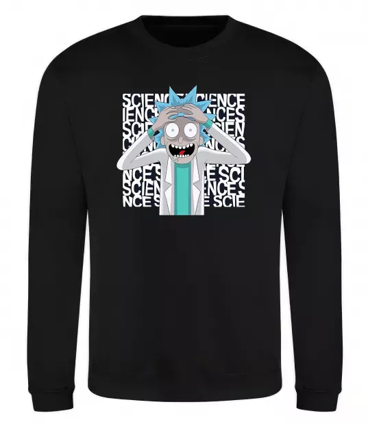 Свитшот Science Rick Черный фото