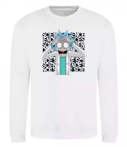 Свитшот Science Rick Белый фото