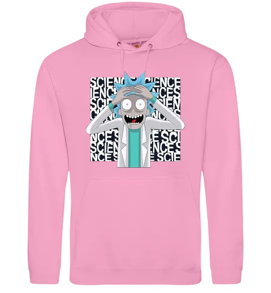 Чоловіча толстовка (худі) Science Rick Рожевий фото