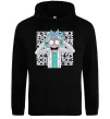 Женская толстовка (худи) Science Rick Черный Женская толстовка (худи) Science Rick Черный фото