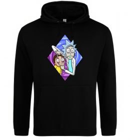Чоловіча толстовка (худі) Рік і Морті дивись
