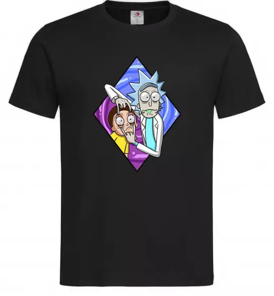 Мужская футболка Рік і Морті дивись Черный фото