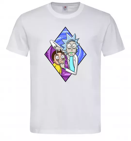 Мужская футболка Рік і Морті дивись Белый фото