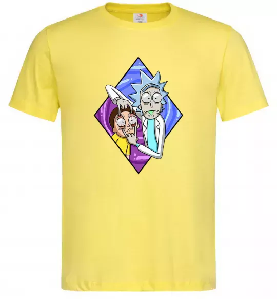 Мужская футболка Рік і Морті дивись Лимонный фото